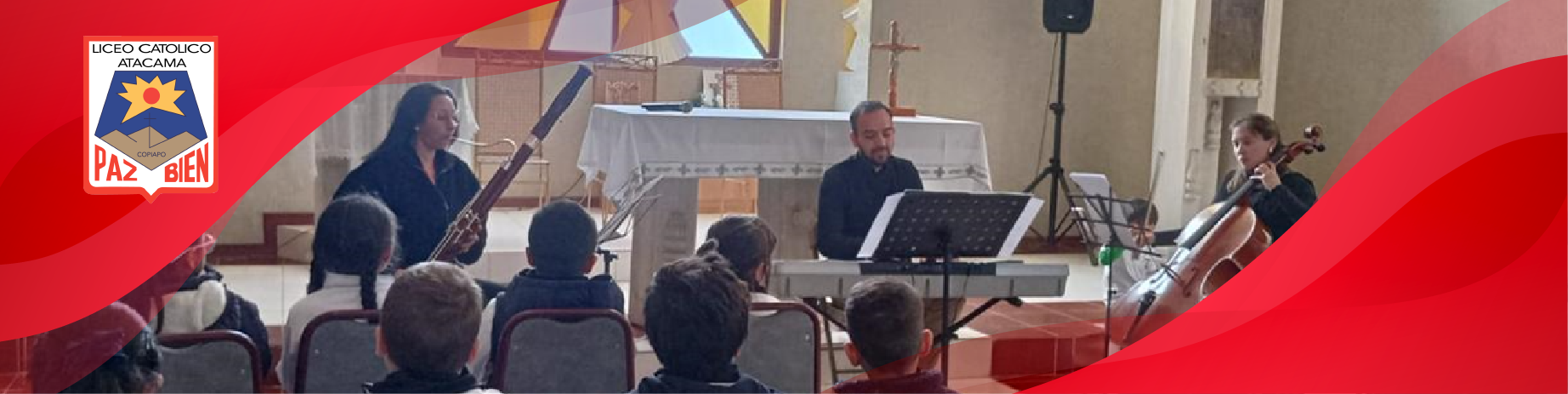 Orquesta Sinfónica Municipal de Copiapó ofreció concierto educacional en el Liceo Católico Atacama